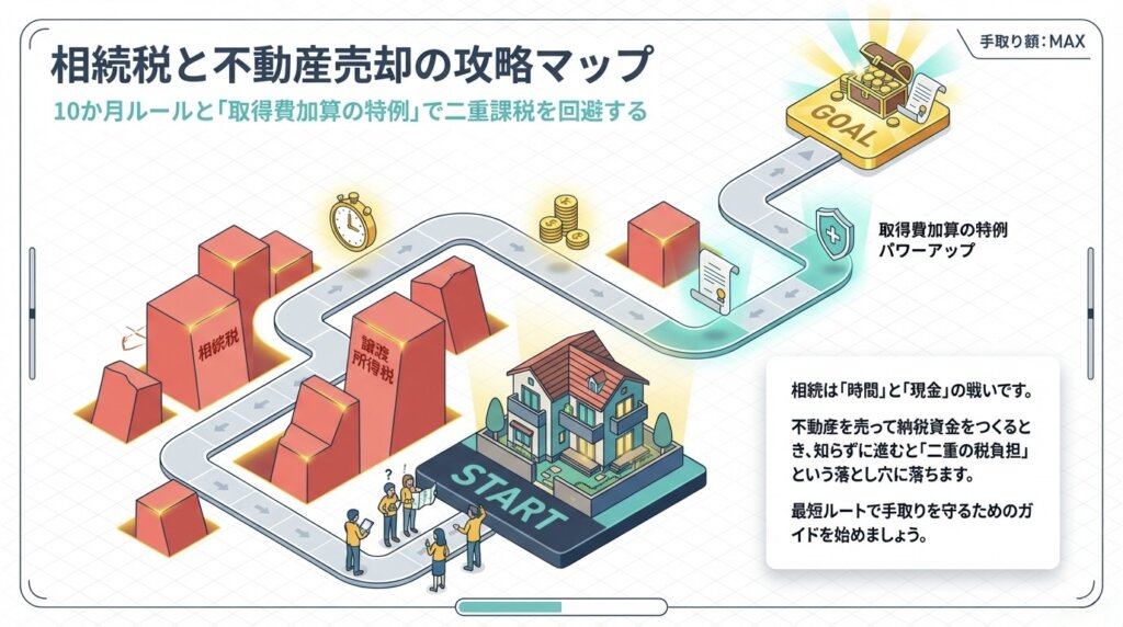 相続税10か月ルールと不動産売却の落とし穴―取得費加算の特例で二重